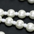 Collar de Perlas de vidrio 80cm