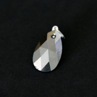 Pingente de Prata 925 Renda com Pedra de Zirconia Glass