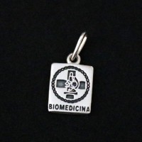 Pingente de Prata 925 Biomedicina