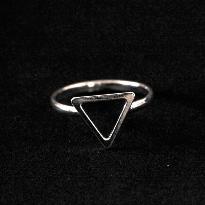 Anel de Prata 925 Triângulo