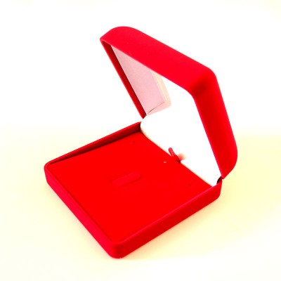 Caixa de Pulseira / Bracelete em Veludo (Vermelho)
