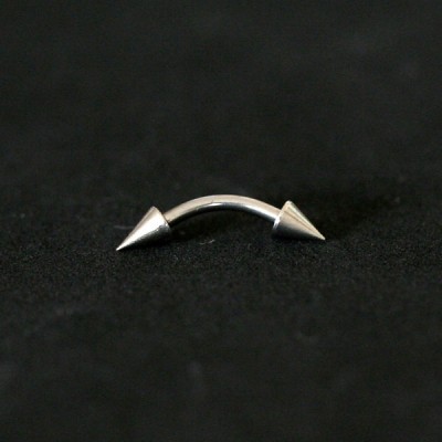 Piercing Bananinha Spike - Rook - Sobrancelha 3 Unidades